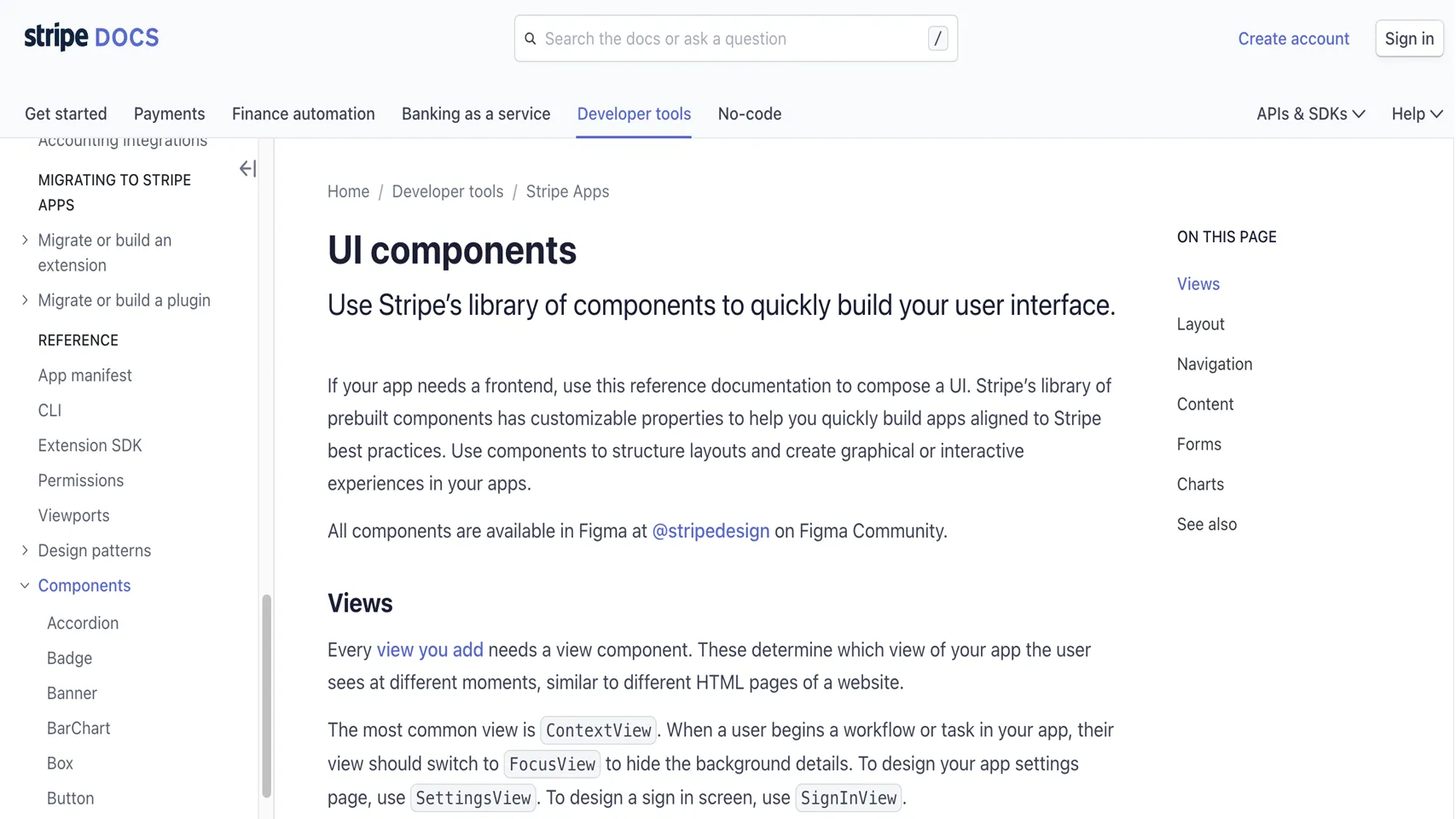 Stripe Apps UI Toolkit